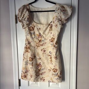 Doen Floral Puff Sleeve Dress